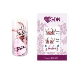 myGDN unique Nail Tattoo 16 - easter bunny