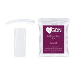 myGDN Refill Nail-Tips 50 clear - Size 8