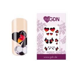 myGDN unique Nail Tattoo 81 - soccer heart