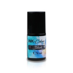 Nailart Ink Color Black - Kosmetische Nailart Tinte Schwarz 6ml