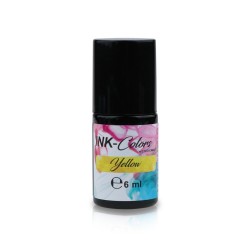 Nailart Ink Color Yellow - Kosmetische Nailart Tinte Gelb 6ml