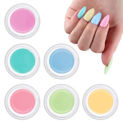 Farbgel Box Rainbow Pastell 6 x 5ml