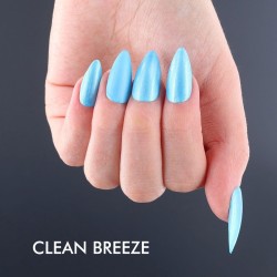 Farbgel Clean Breeze - Blau metallic Farbgel für deine kreative Nailart