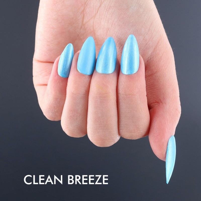 Farbgel Clean Breeze - Blau metallic Farbgel für deine kreative Nailart