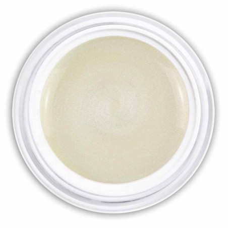 Farbgel Creamy White Metallic