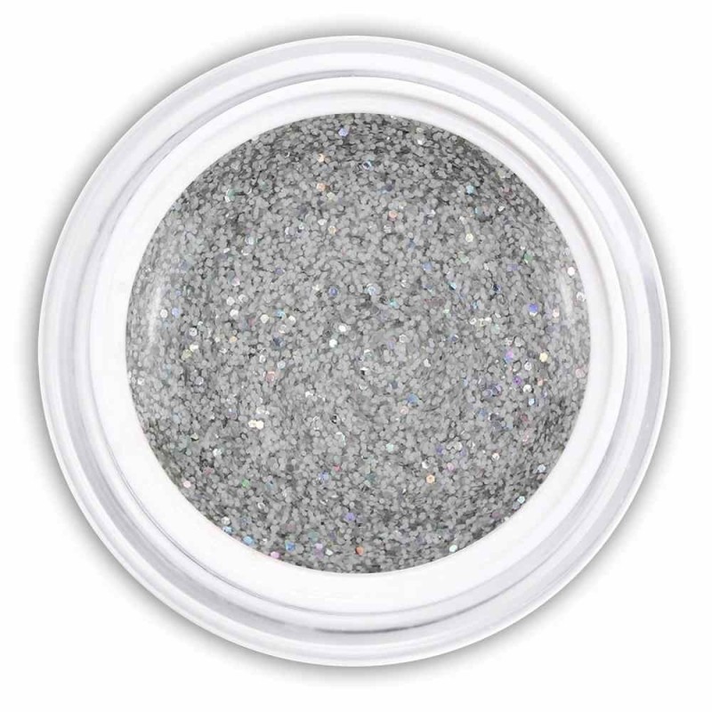 Glittergel Silver Snow