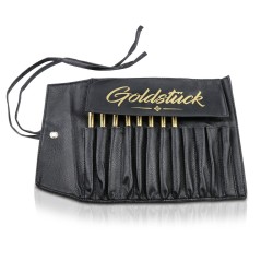 Goldstück Pinseltasche aus hochwertigem Kunstleder