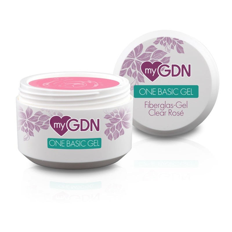 myGDN ONE Fiberglass Gel clear rose myGDN ONE Fiberglass Gel clear rose