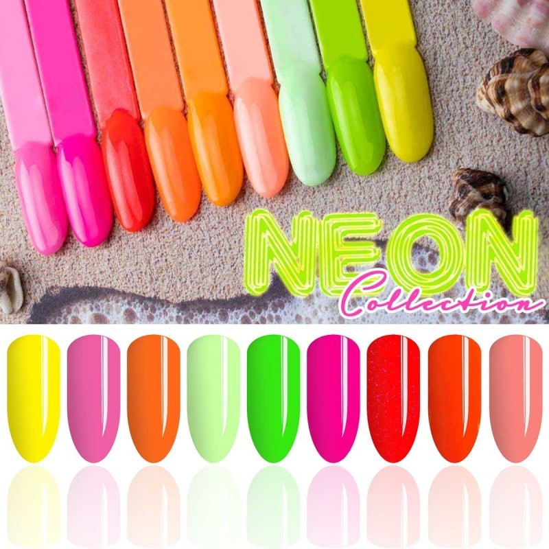 Hybridlack Neon Sparset 9 x 5 ml Hybridlack Neon Sparset 9 x 5 ml