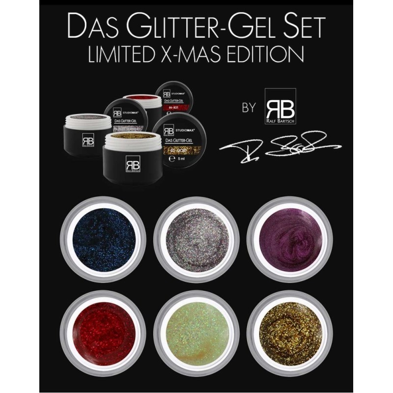 Das Glittergel Set - X-Mas Edition