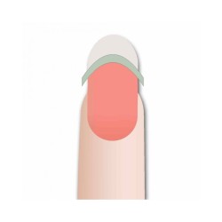 French Schablone round
