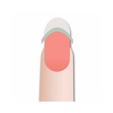 French Schablone round