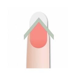 French Schablone V-Form