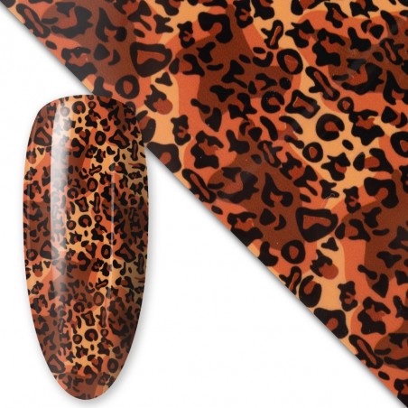 Nail-Art Transfer-Folie "leopard"