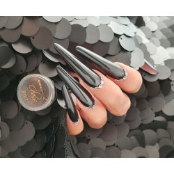 Chrom Pigment Schwarz - Glas Effekt