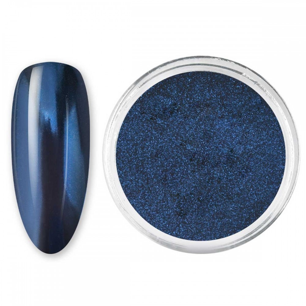 Chrom Pigment Navy Blue - Glas Effekt