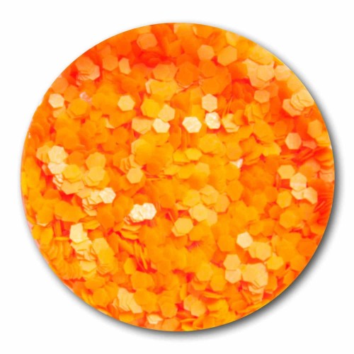 Nailart Konfetti Neon-Orange 1mm