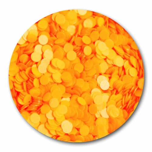 Nailart Konfetti Neon-Orange 2mm