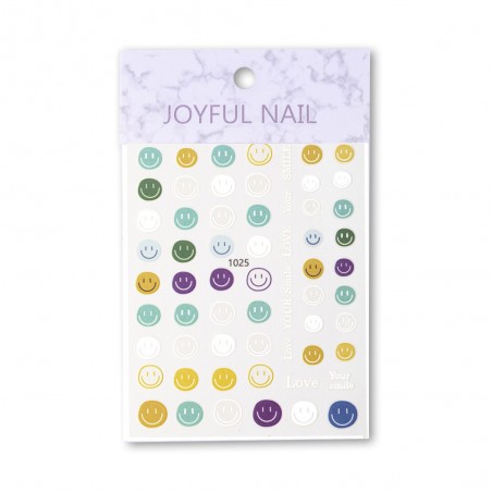Joyful Sticker Smiley 1025 selbstklebend