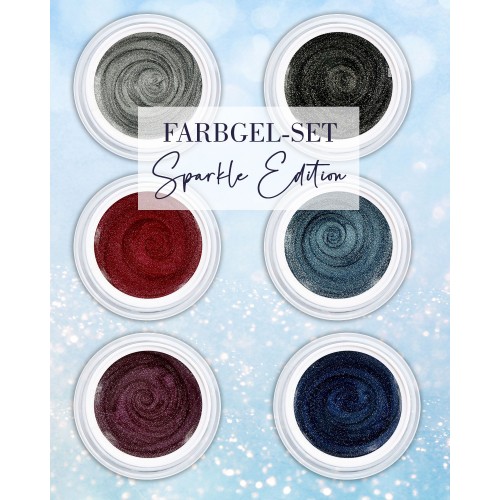 Farbgel Set Sparkling - 6 x 5ml