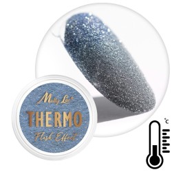 Nailart Thermo-Pigment mit Disco-Effekt Nr 06 - Blau