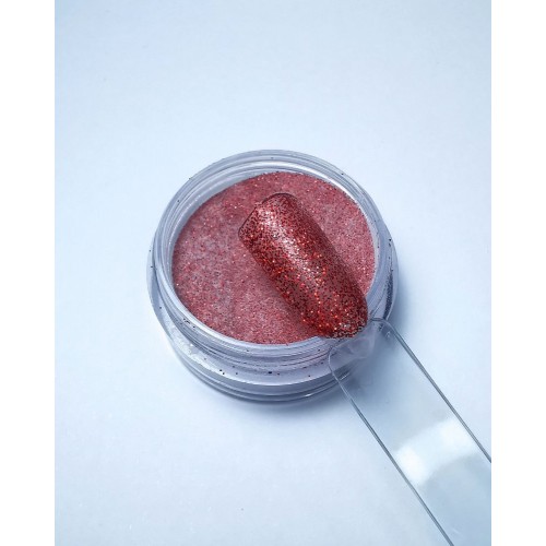 Farb-Acryl Pulver - Nr. 37 light red glitter