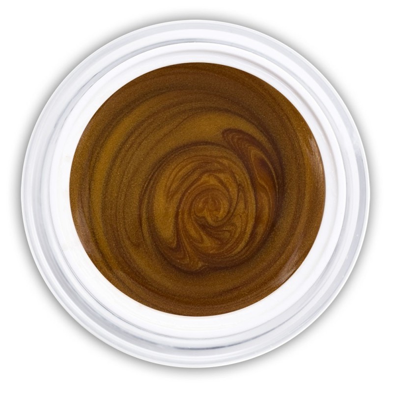 Farbgel Glitter Metallic Caramel