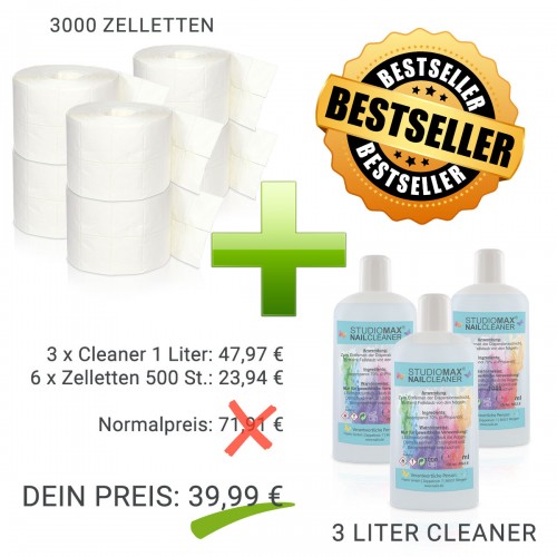 Zelletten & Cleaner XXL Sparset