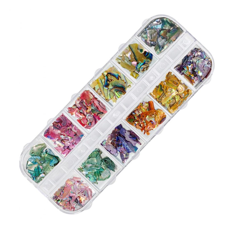 Muschel Flakes für Nailart