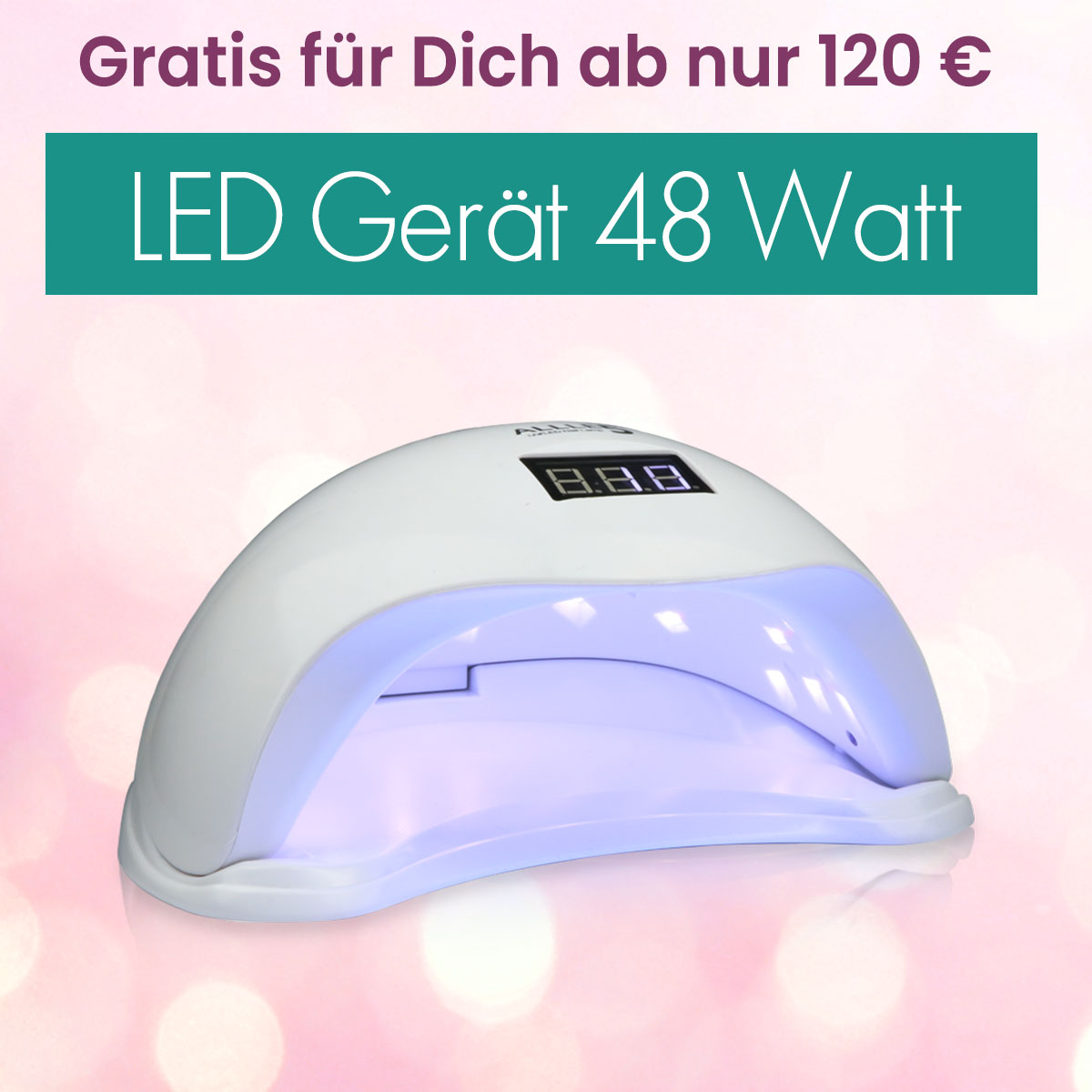 LED Lampe für Nägel gratis